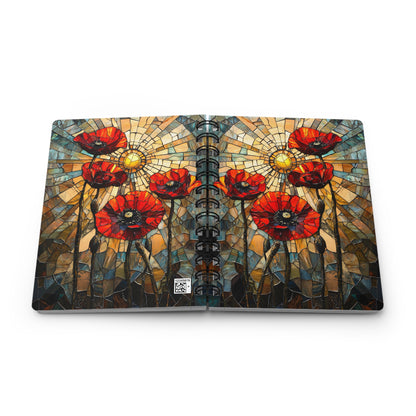 Poppies Spiral Bound Journal