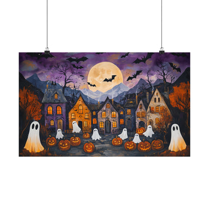 Halloween Town Art Print