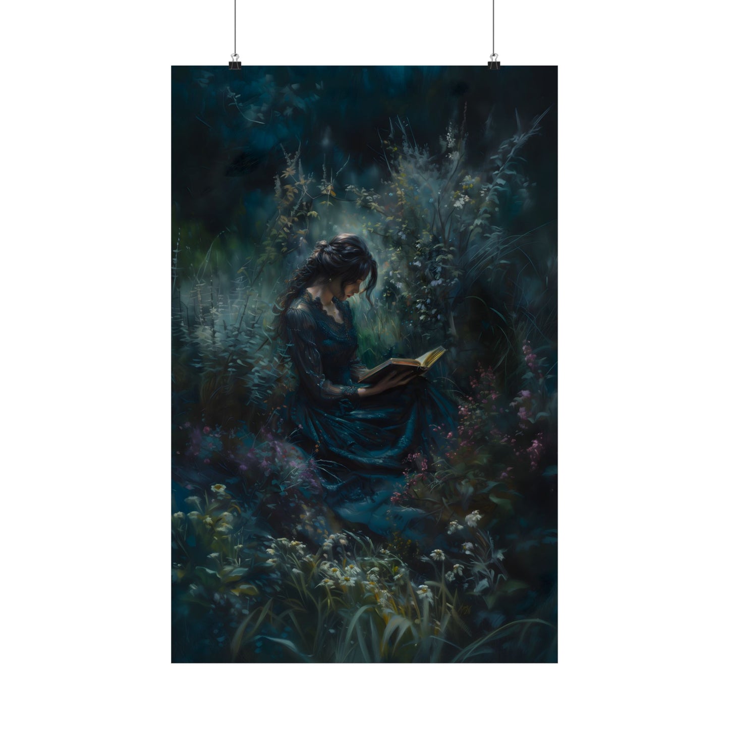 Midnight Reader Art Print