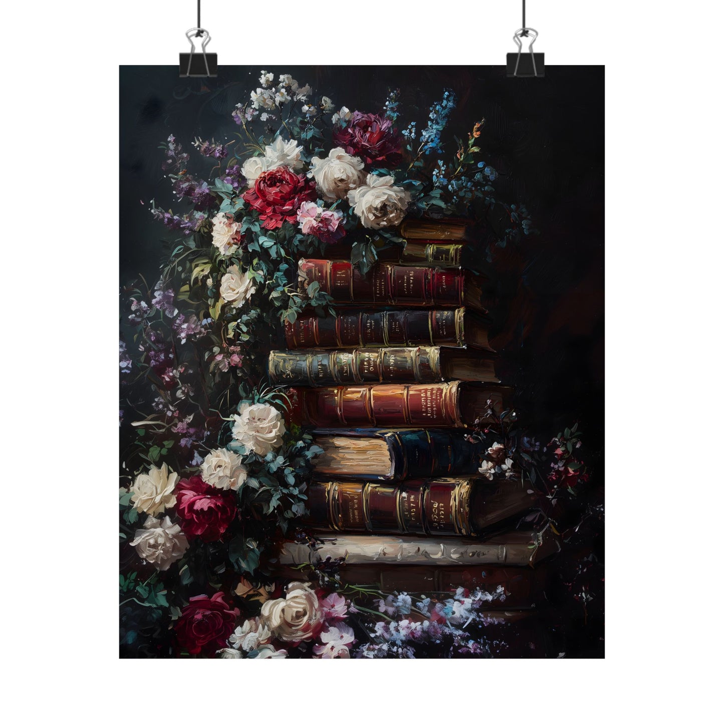 Stack of Books Art Print