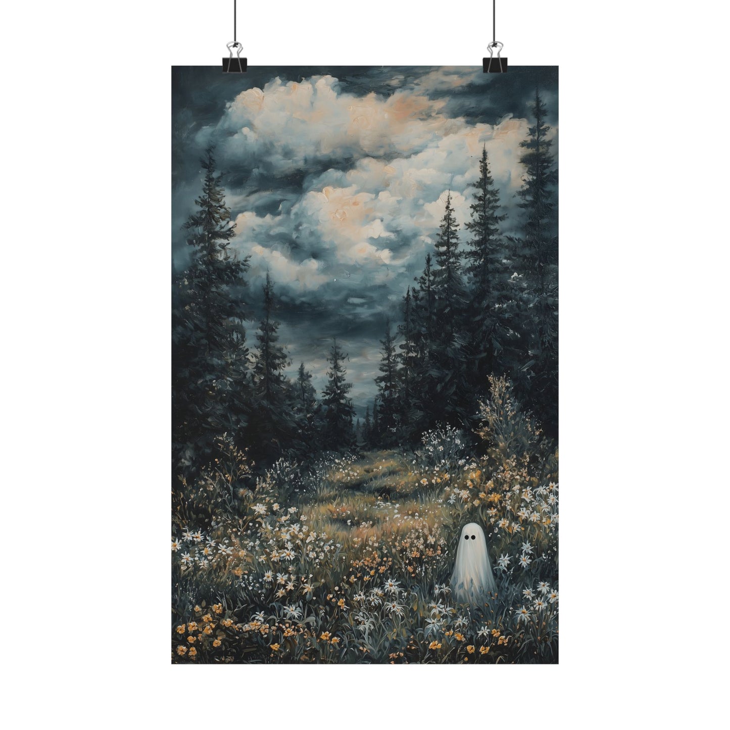 Ghostly Meadow Art Print