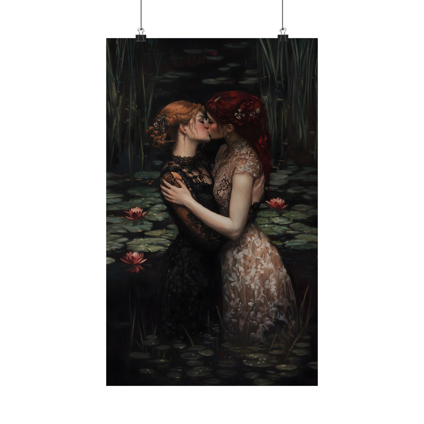 Lovers Art Print