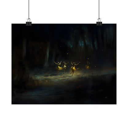 Fairies Forest Art Print