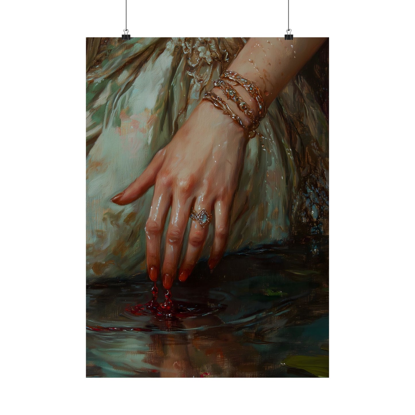 Bloody Hands Art Print