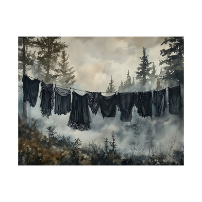 Goth Laundry Day Art Print