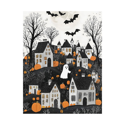 Halloween Town Art Print