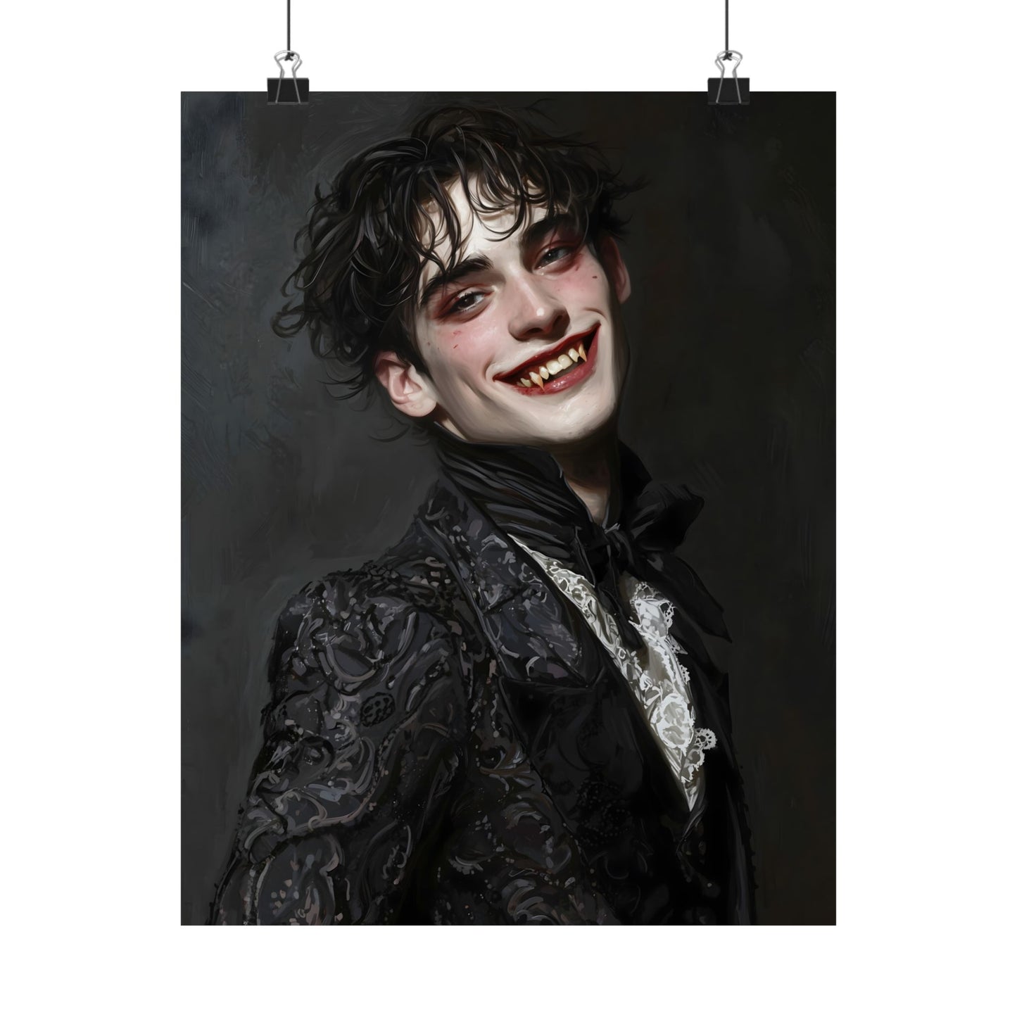 Cute Vampire Matte Vertical Posters