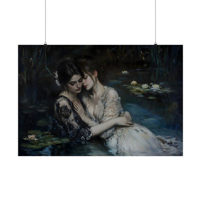 Lovers Art Print