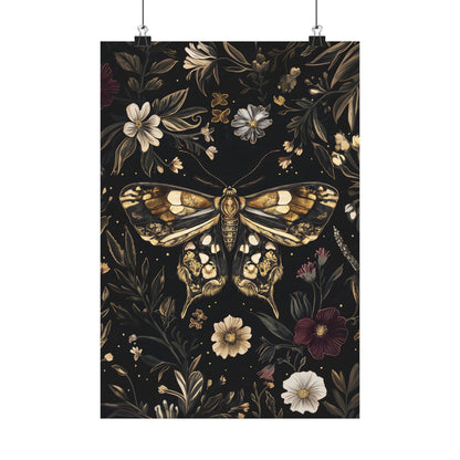 Dark Moth Art Print