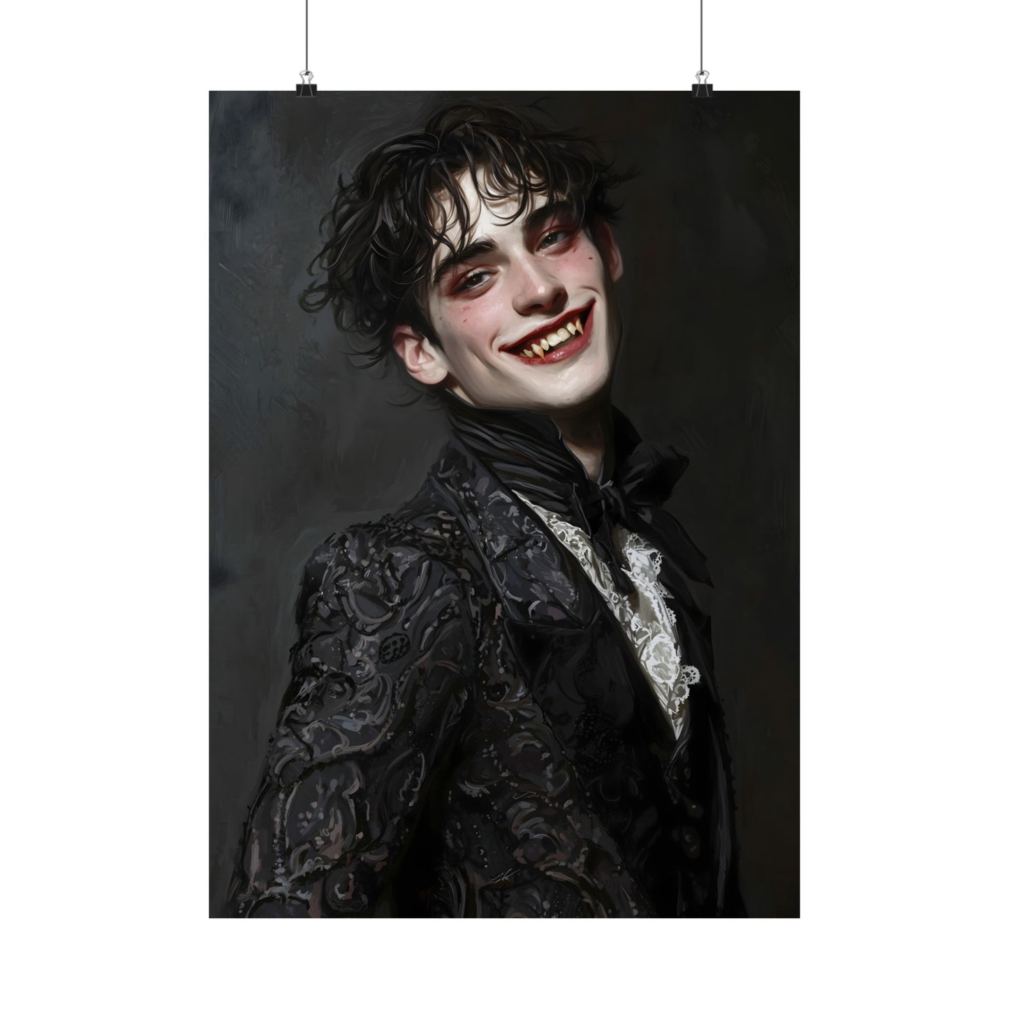 Cute Vampire Matte Vertical Posters