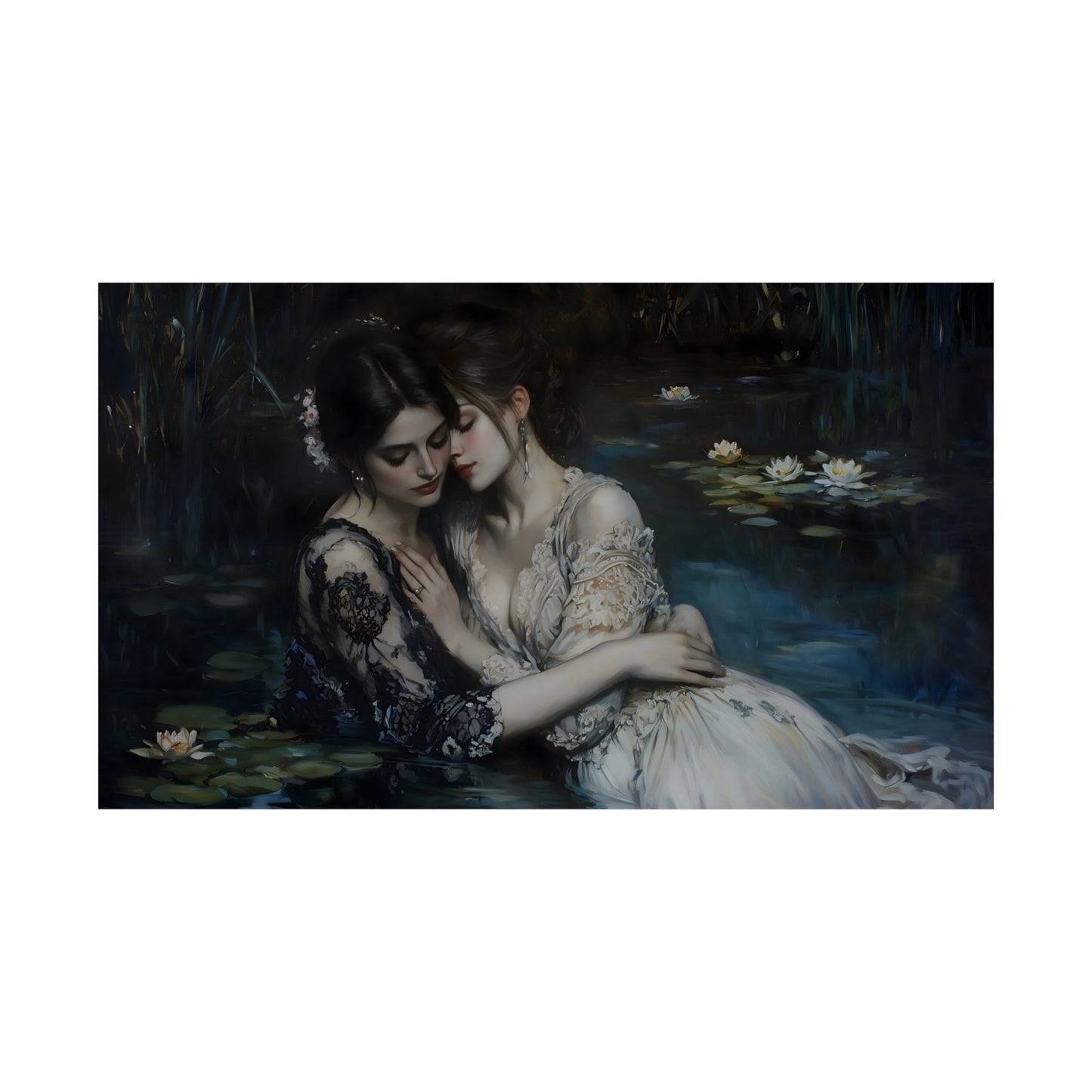 Lovers Art Print