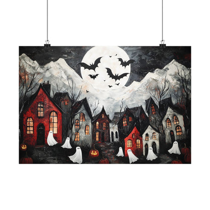 Halloween Town Art Print