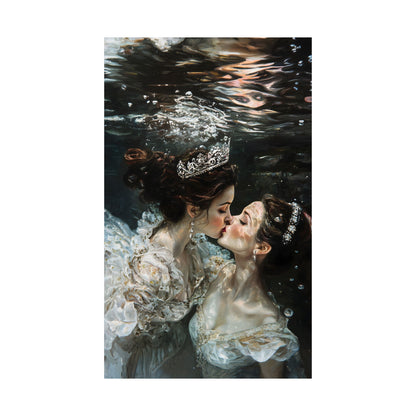 Underwater Love Art Print