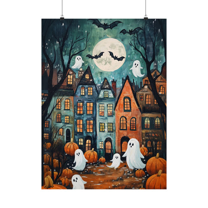 Halloween Town Art Print