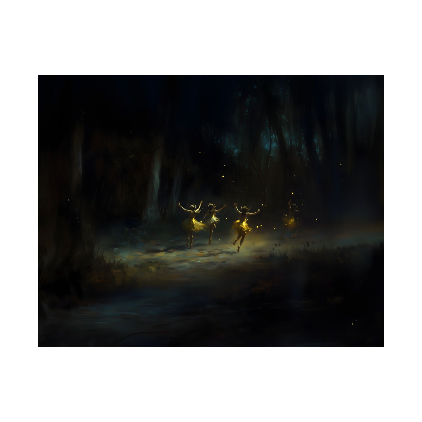 Fairies Forest Art Print