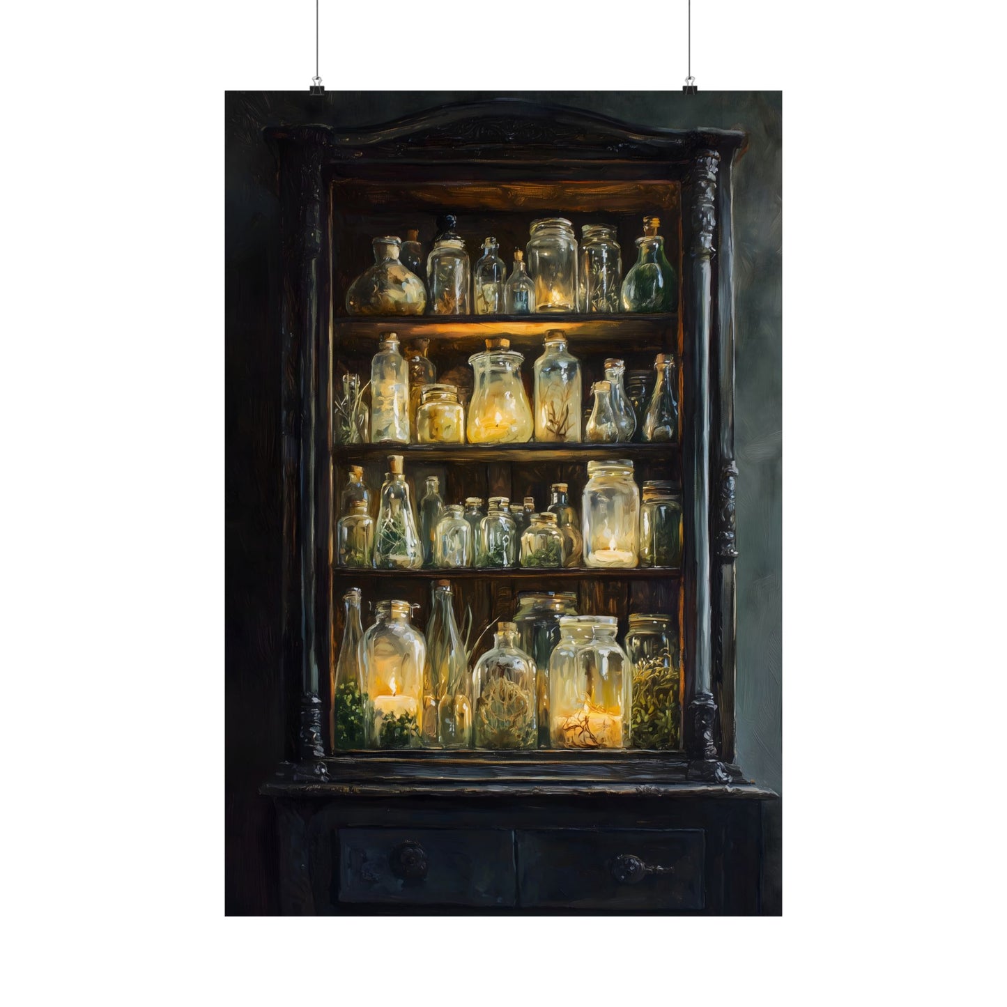 Witchy Cabinet Art Print