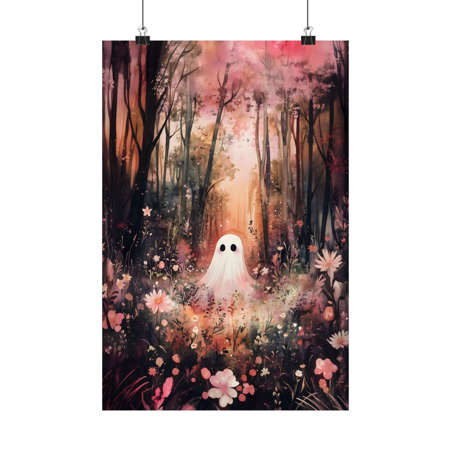 Floral Ghost Art Print