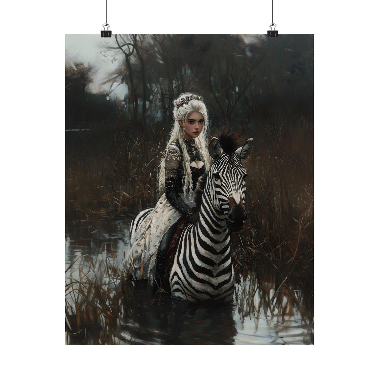 Zebra Art Print