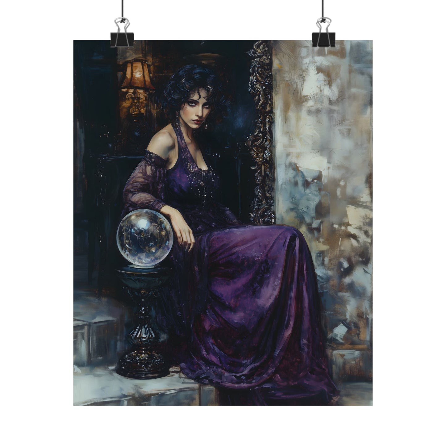 Purple Witch Art Print