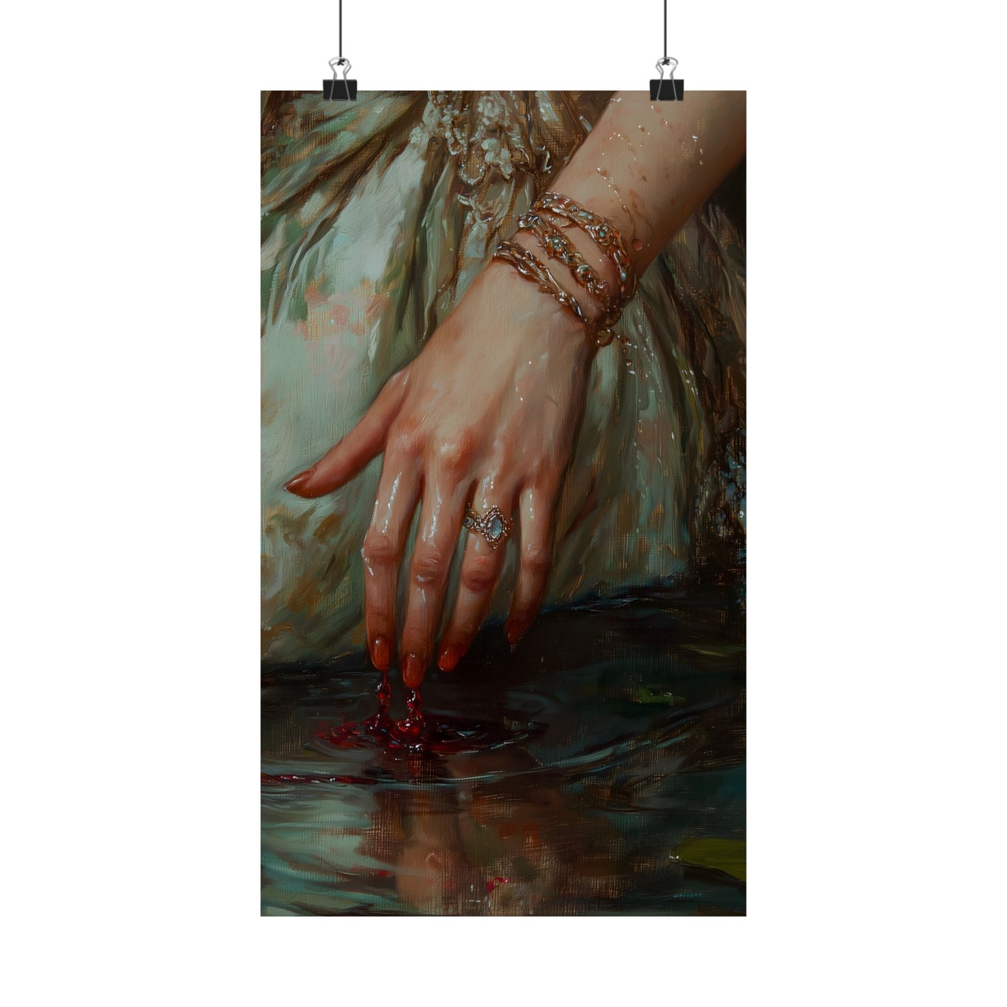 Bloody Hands Art Print