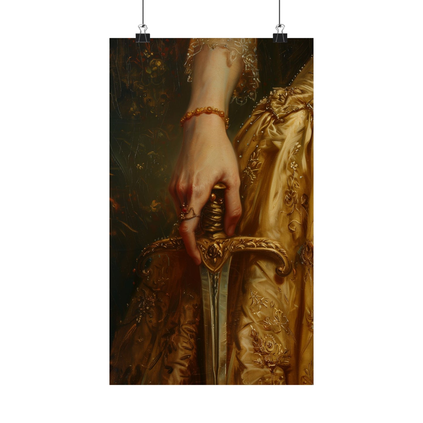 Golden Dagger Art Print