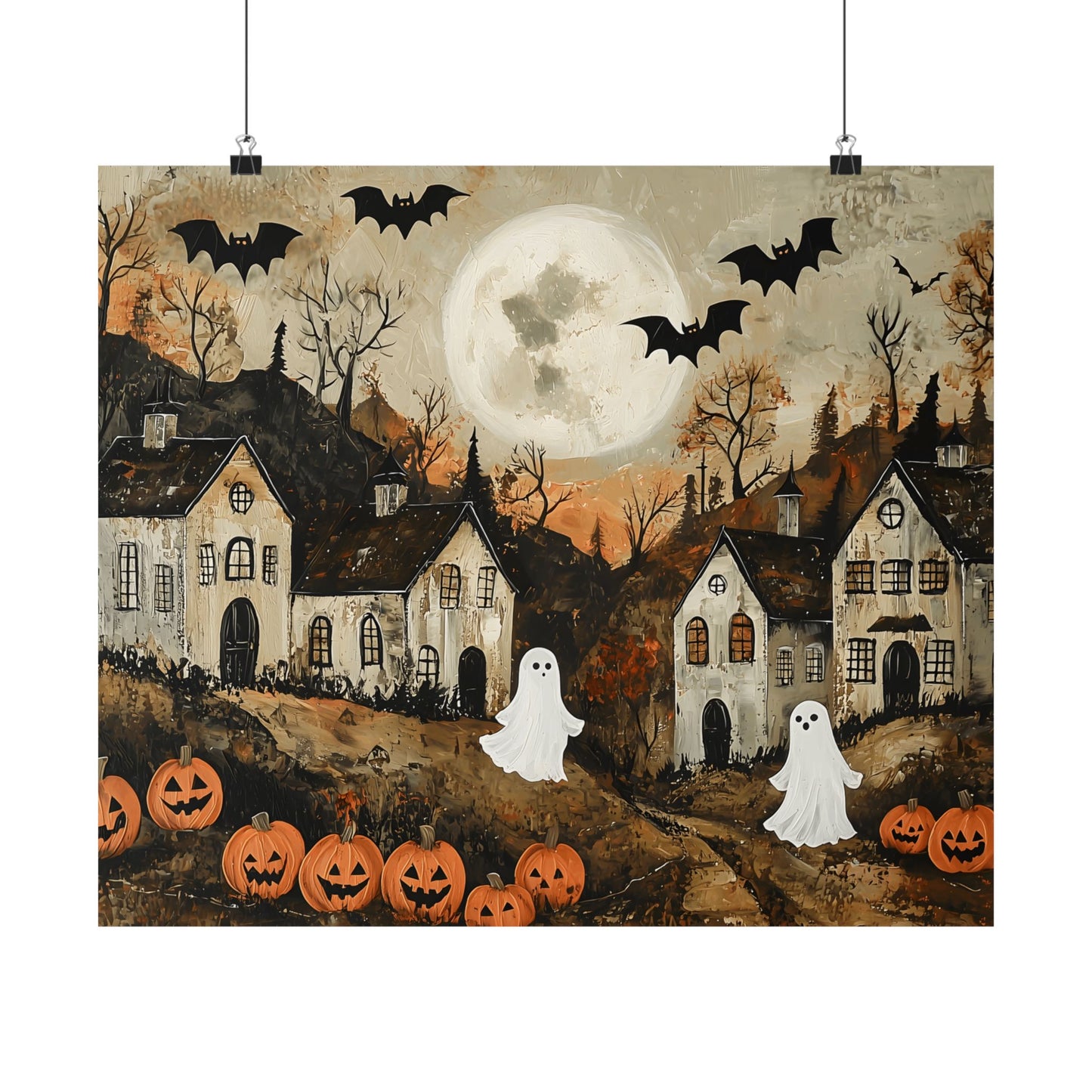 Halloween Town Art Print