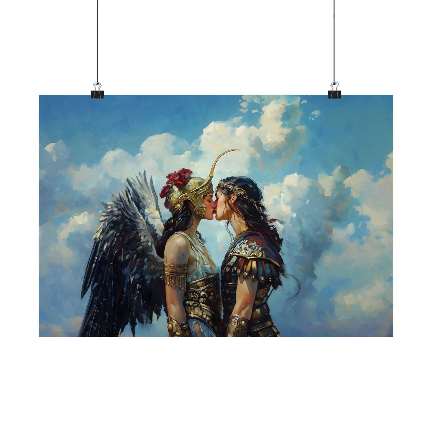 Nike and Athena Art Print