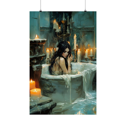 Witchy Bathtube Art Print