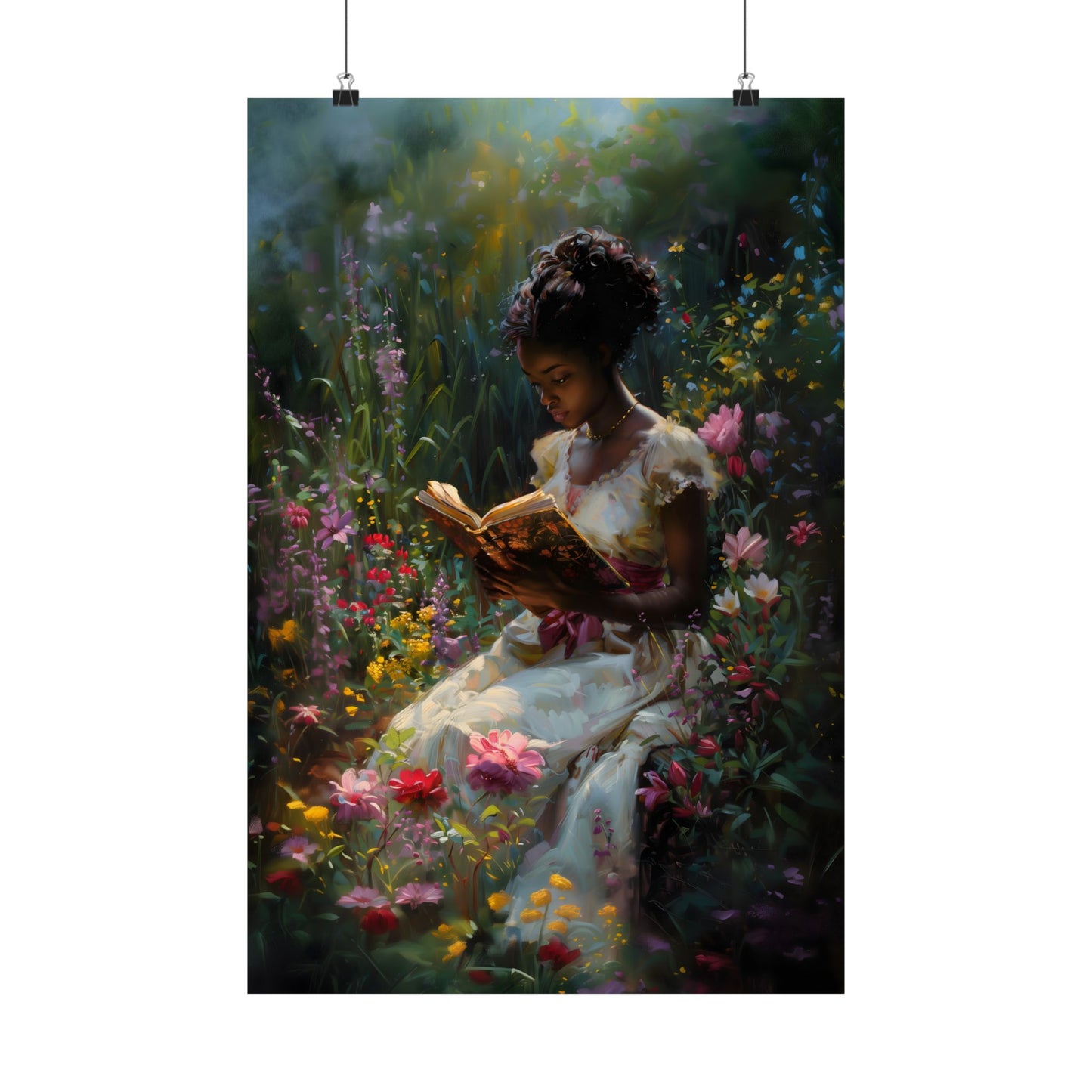 Bookish Bloom Art Print