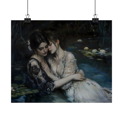 Lovers Art Print