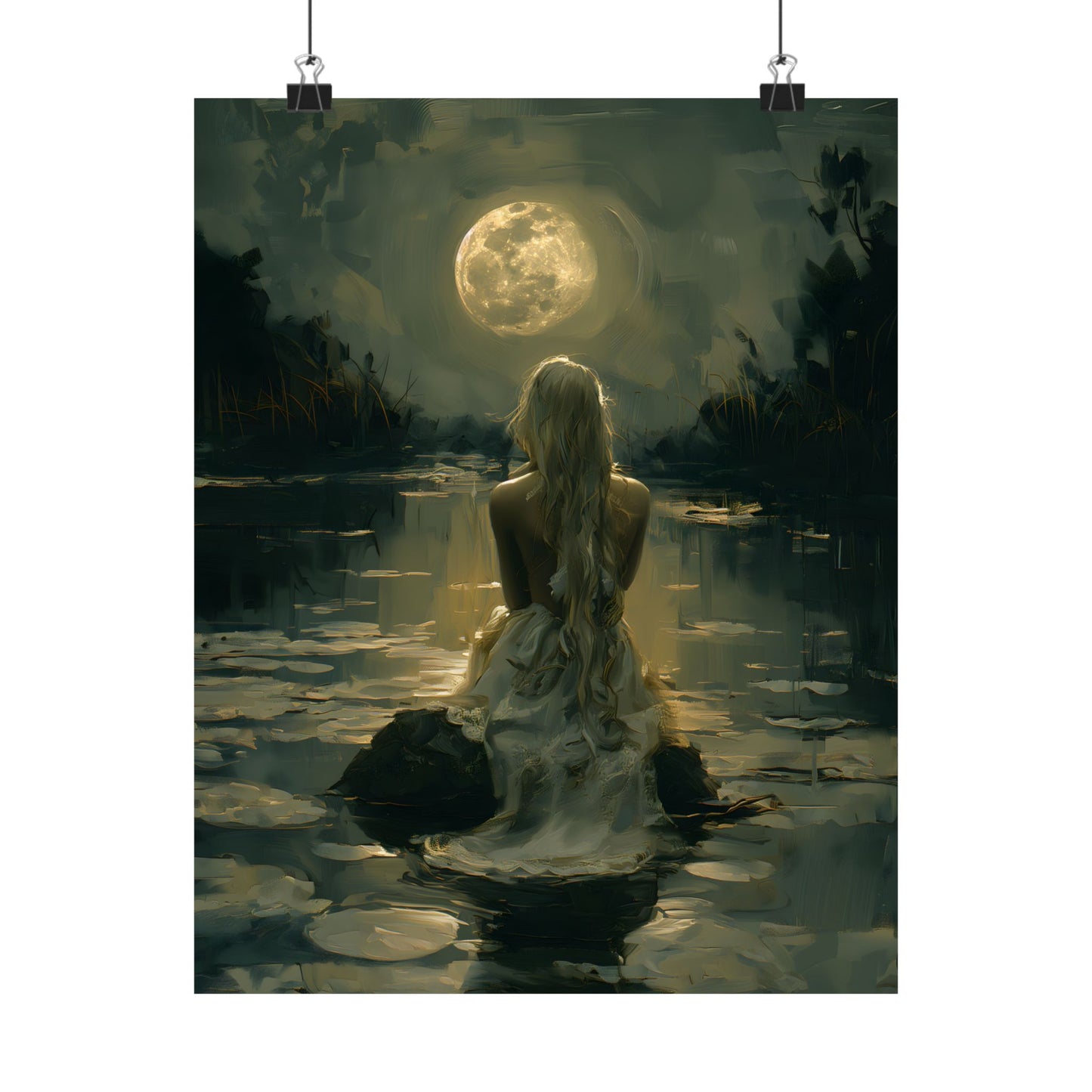 Full Moon Art Print