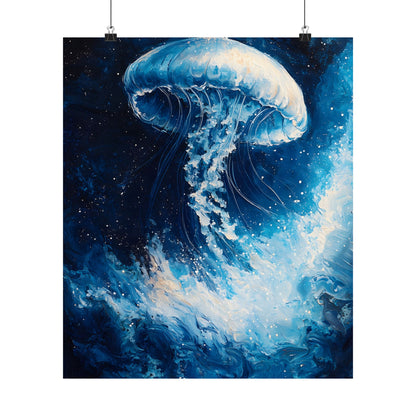 Mystic Jelly Fish Art Print