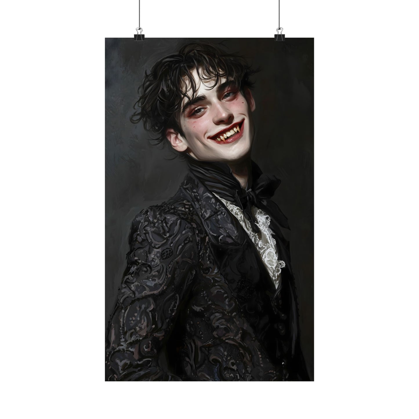 Cute Vampire Matte Vertical Posters