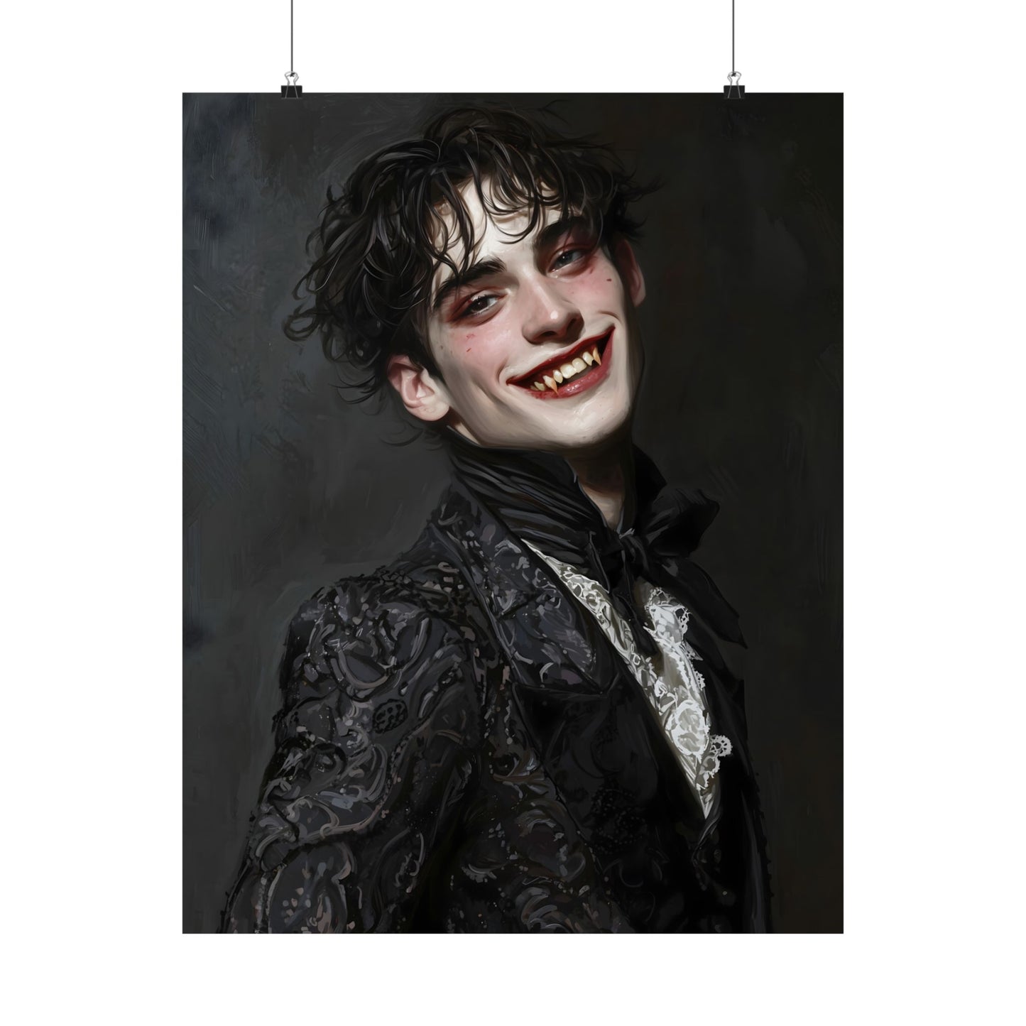 Cute Vampire Matte Vertical Posters