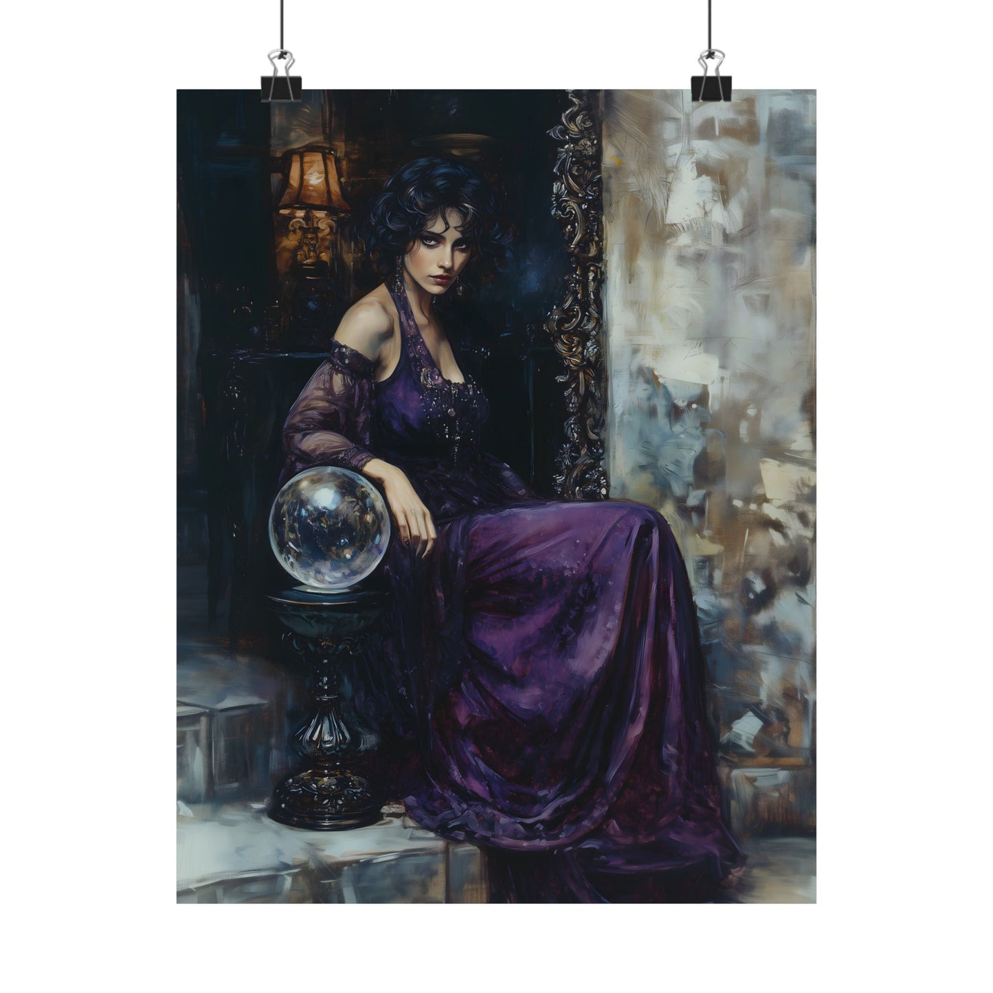 Purple Witch Art Print