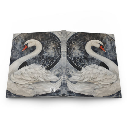 Swan Hardcover Notebook