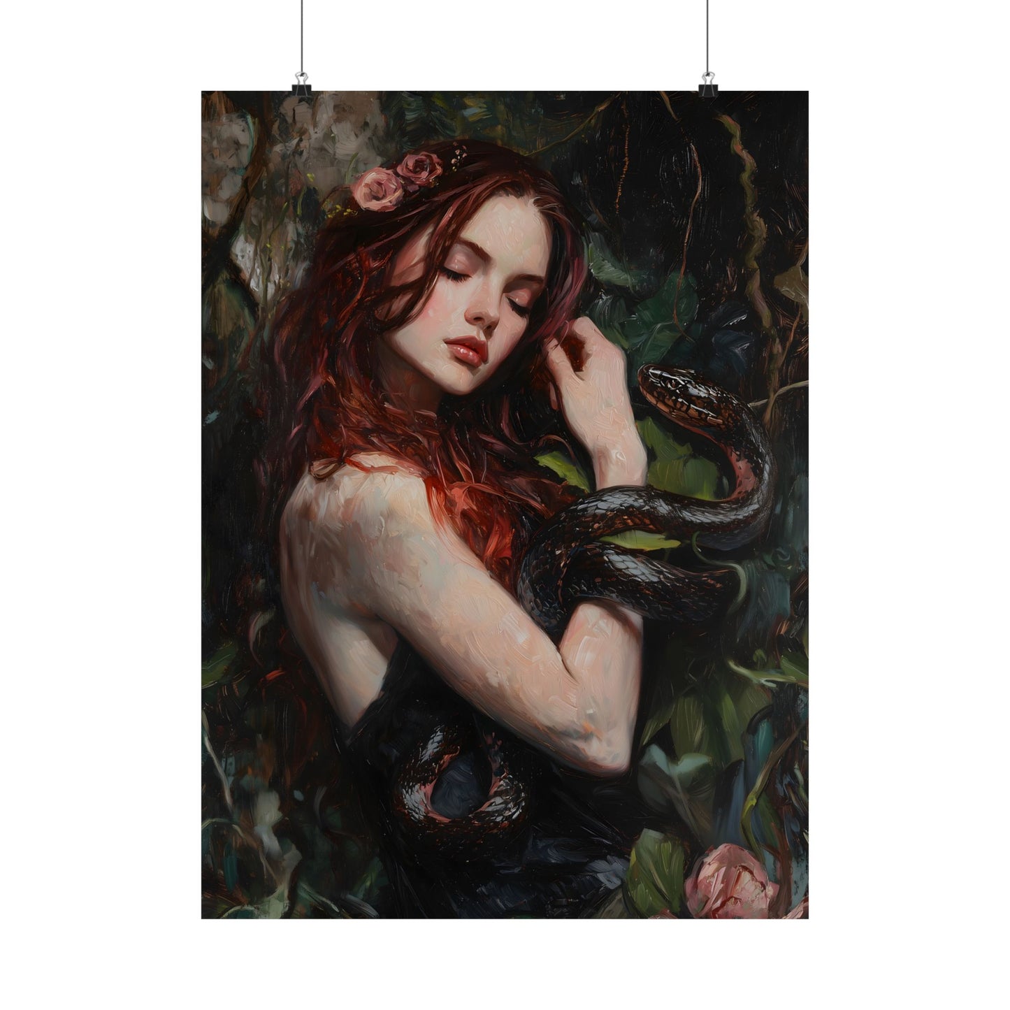 Lilith and Snake Art Print