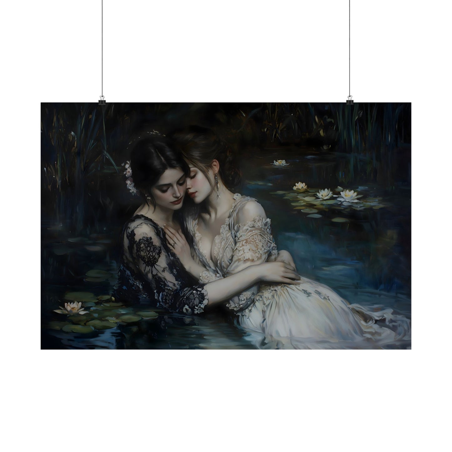 Lovers Art Print