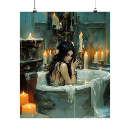 Witchy Bathtube Art Print