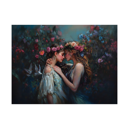 Spring Lovers Art Print