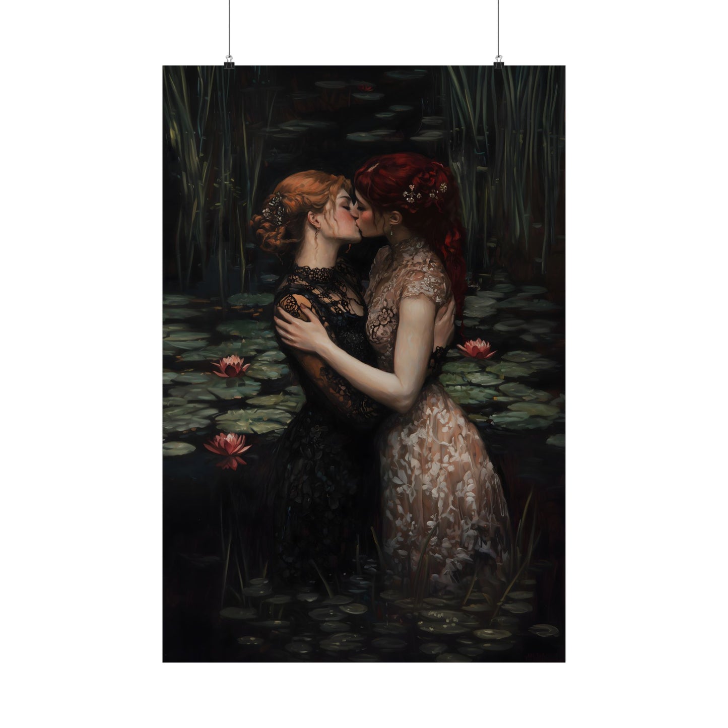 Lovers Art Print