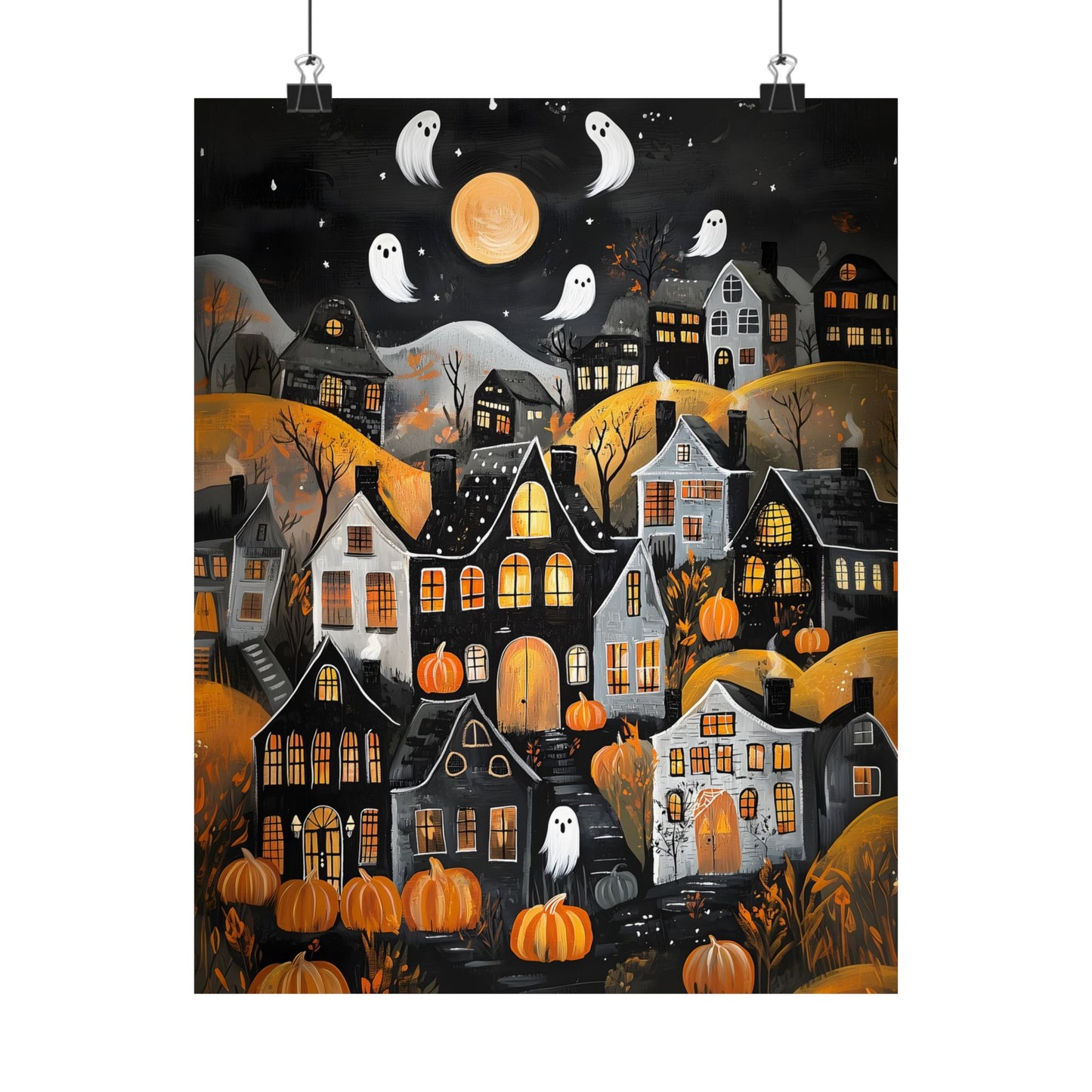 Halloween Town Art Print