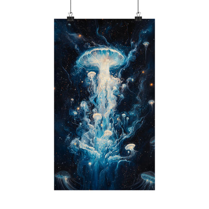 Etheral Jelly Fish Art Print