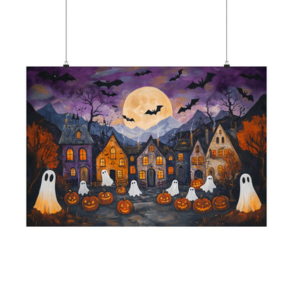 Halloween Town Art Print