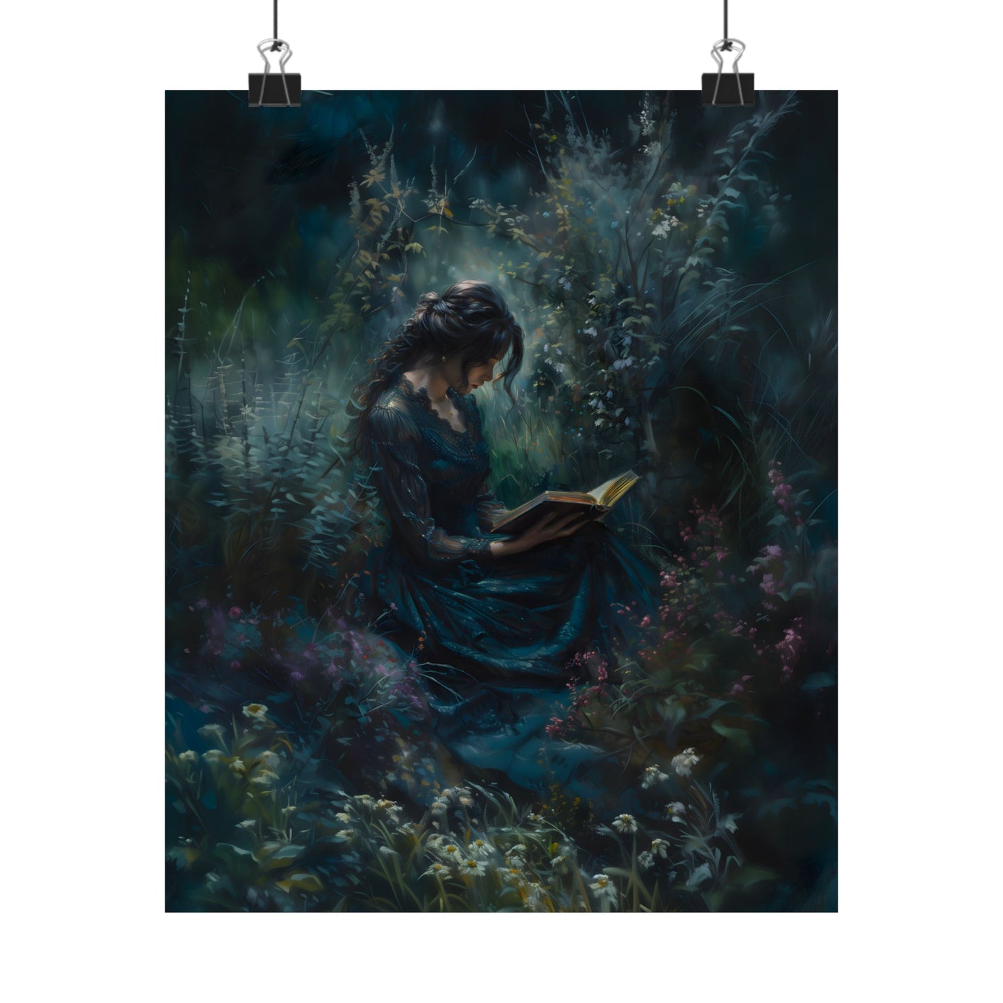 Midnight Reader Art Print