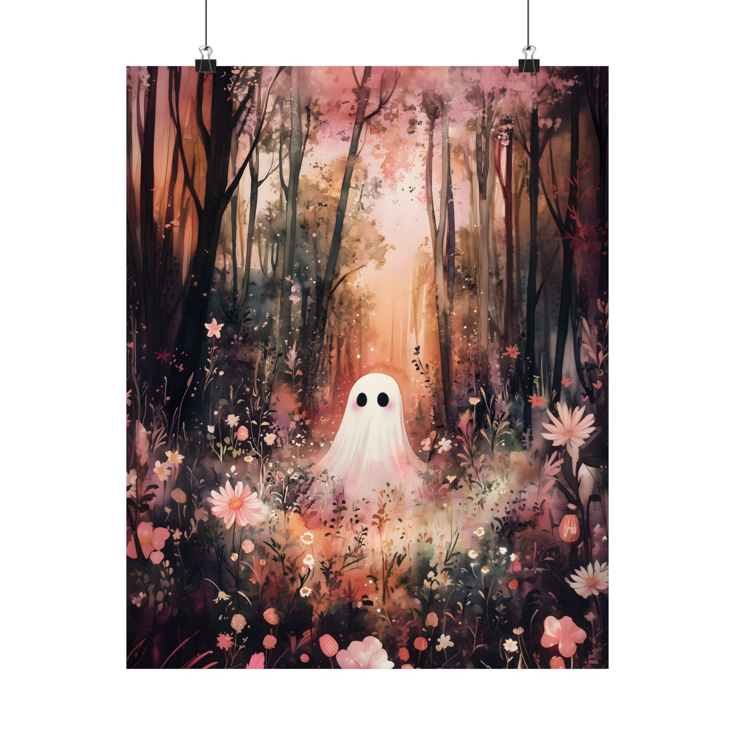 Floral Ghost Art Print