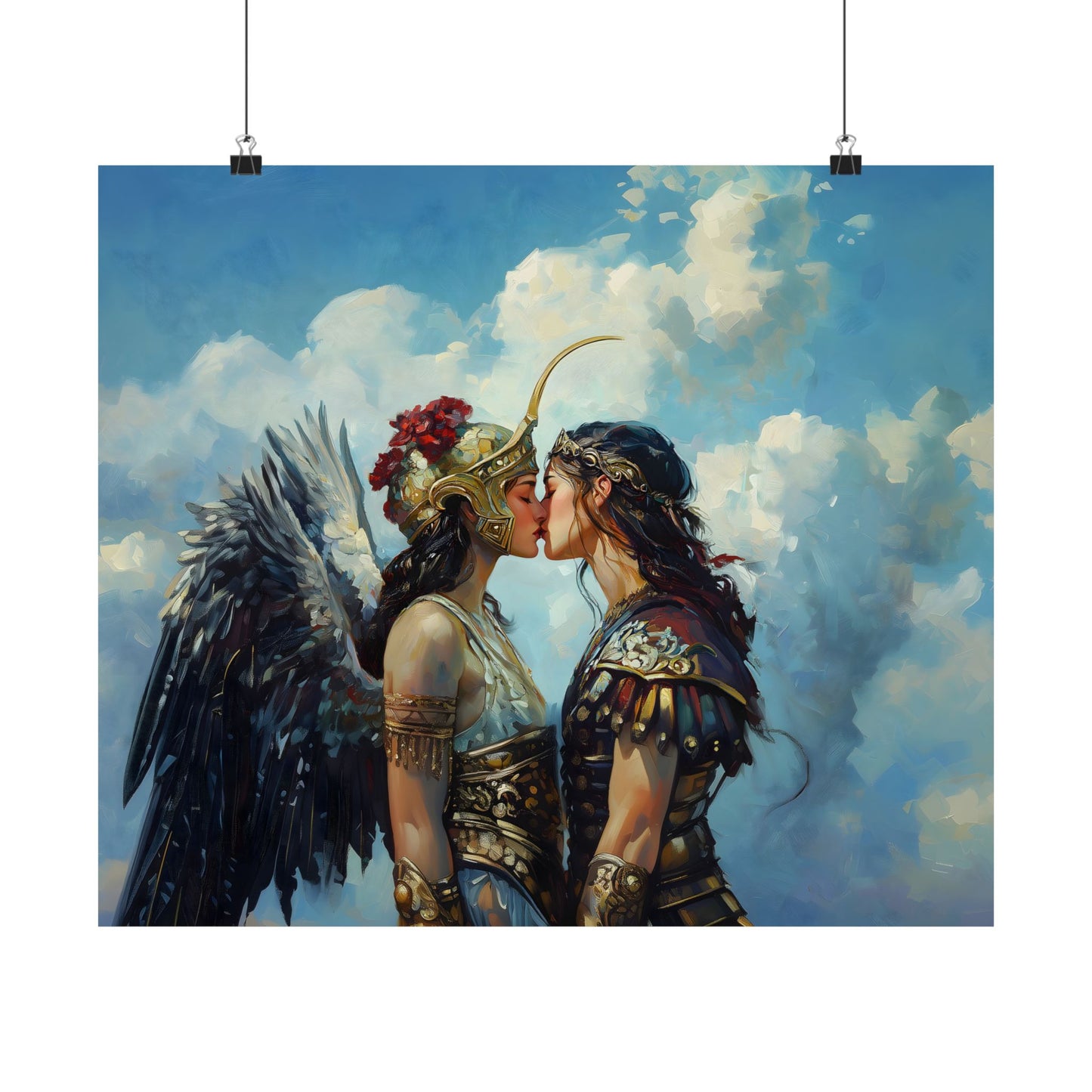 Nike and Athena Art Print