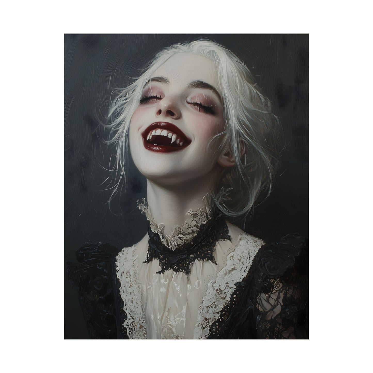 Vampire Beauty Art Print