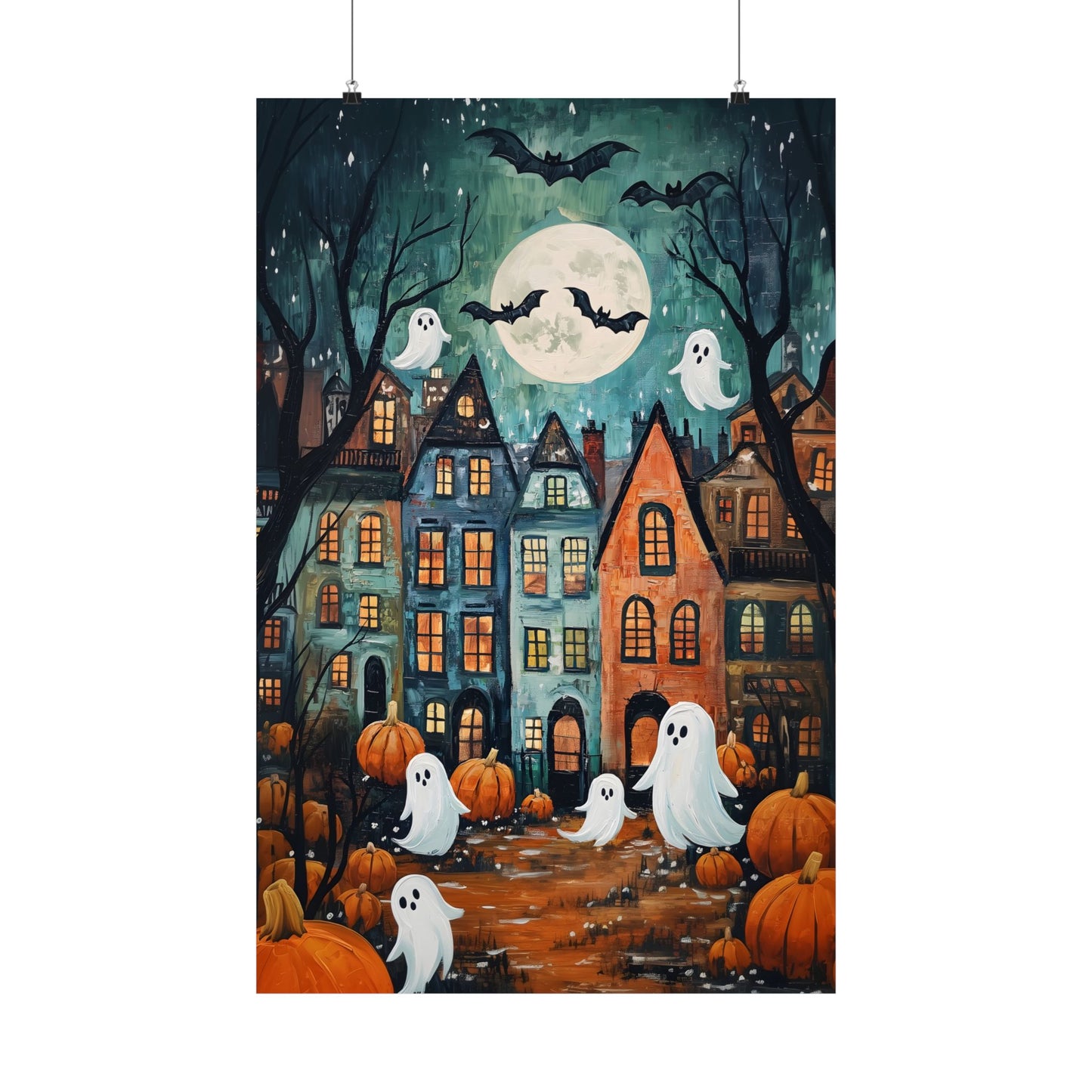 Halloween Town Art Print