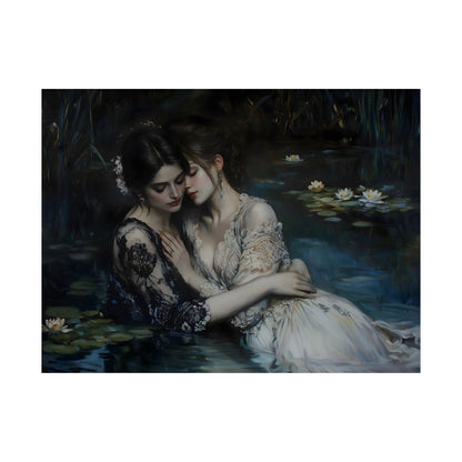 Lovers Art Print